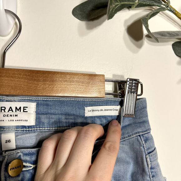 Frame Le Skinny de Jeanne Crop LAST CALL - Picture 4 of 6